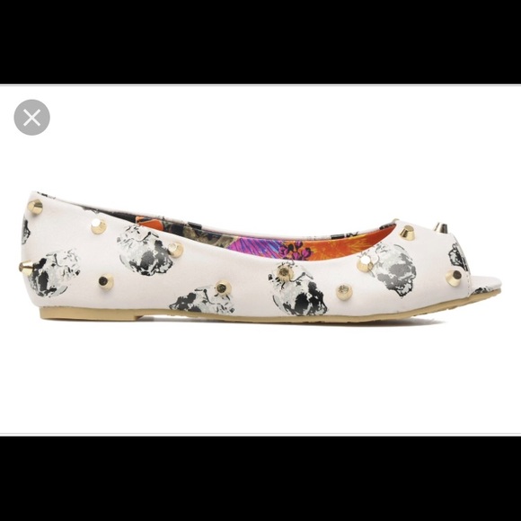 Iron Fist Shoes - Iron Fist distant memory peep toe flat